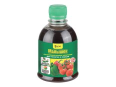 Удобрение органоминеральное жидкое Малышок® в бутылках Для томатов и перцев 250мл (15 шт.)